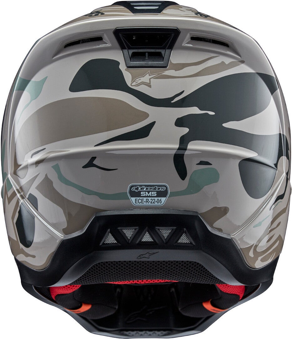 Side view of Alpinestars S-M5 Mineral 2024 Motocross Helmet