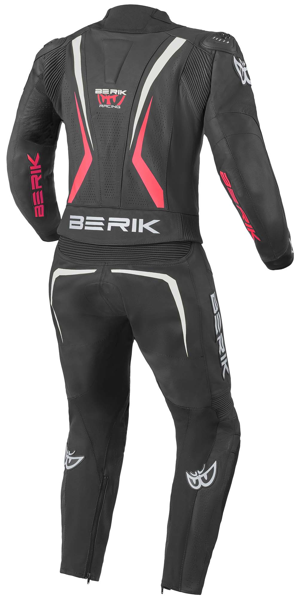 Berik Monles Two Piece Ladies Motorcycle Leather Suit black/red/white 44 Figure 2
