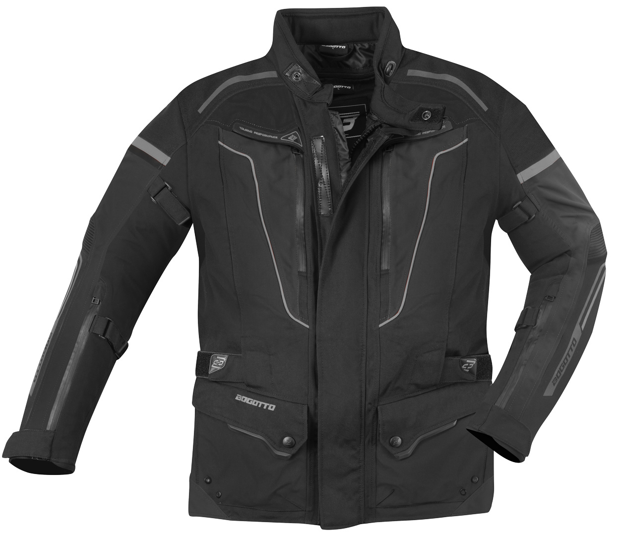 Bogotto Shado Laminated 2in1 waterproof Motorcycle Textile Jacket black XL Figure 3