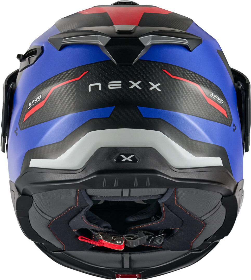 Nexx X.Lifecountry Terra Carbon Cască Albastru mat/roșu L (59/60) Figura 4