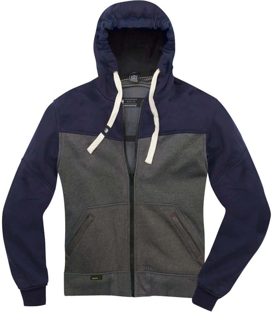Merlin Hurley Zip Hoodie Jacke grau/blau XL Abbildung 5