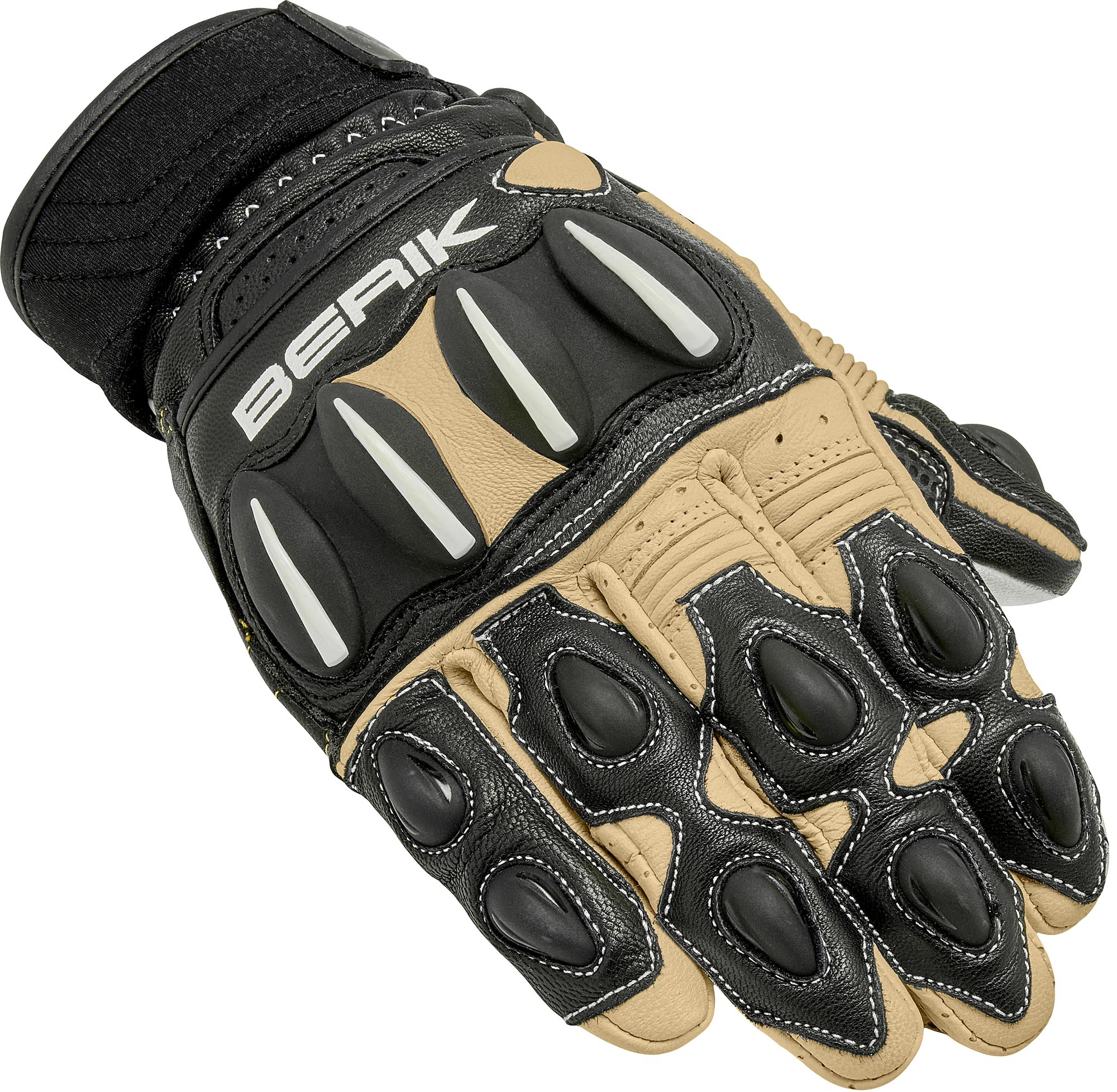 Berik Ariax Adventure Mănuși de motocicletă Negru/nisip 3XL Figura 1