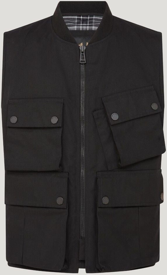 Belstaff Windermere Motorcykel vest Sort 3XL Figur 1