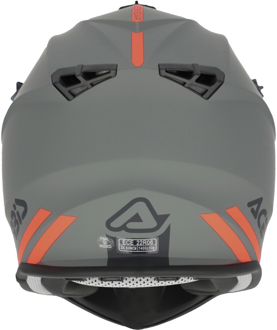 Acerbis Linear Solid Motorcross Helm Grey Matt Verlies (59/60) Figuur 6
