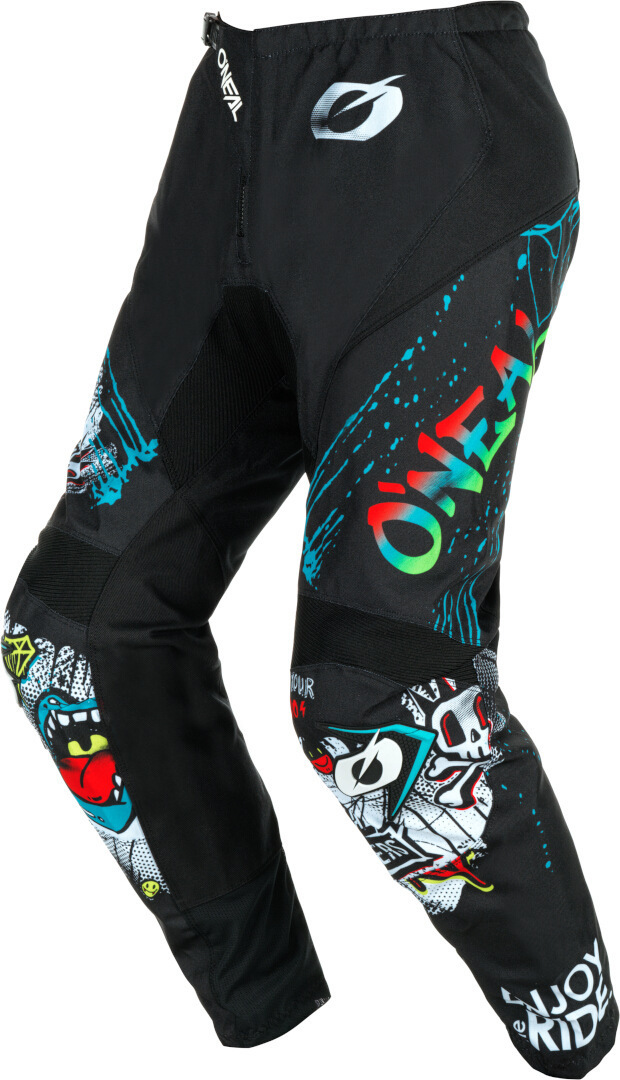 Oneal Element Rancid sorte/flerfarvede motocrossbukser 34 Figur 1