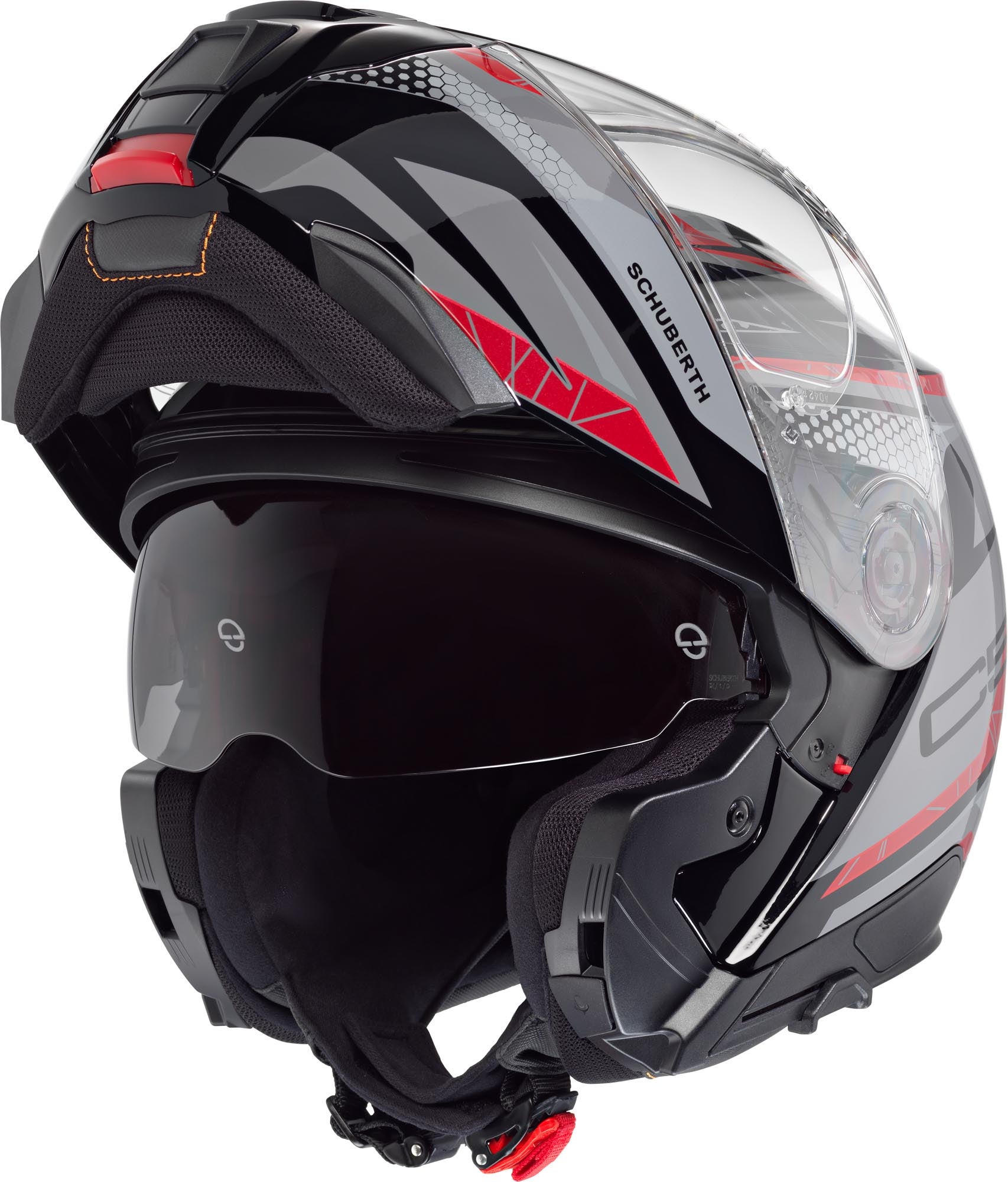 Schuberth C5 Velocity Hjälm rött XS (53) Figur 7
