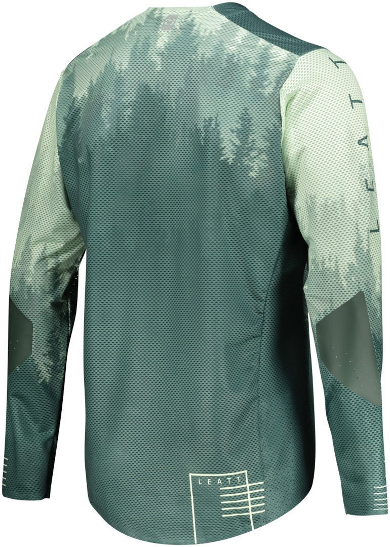 Leatt MTB Gravity 4.0 Bicycle Jersey light green/dark green XXL Figure 3