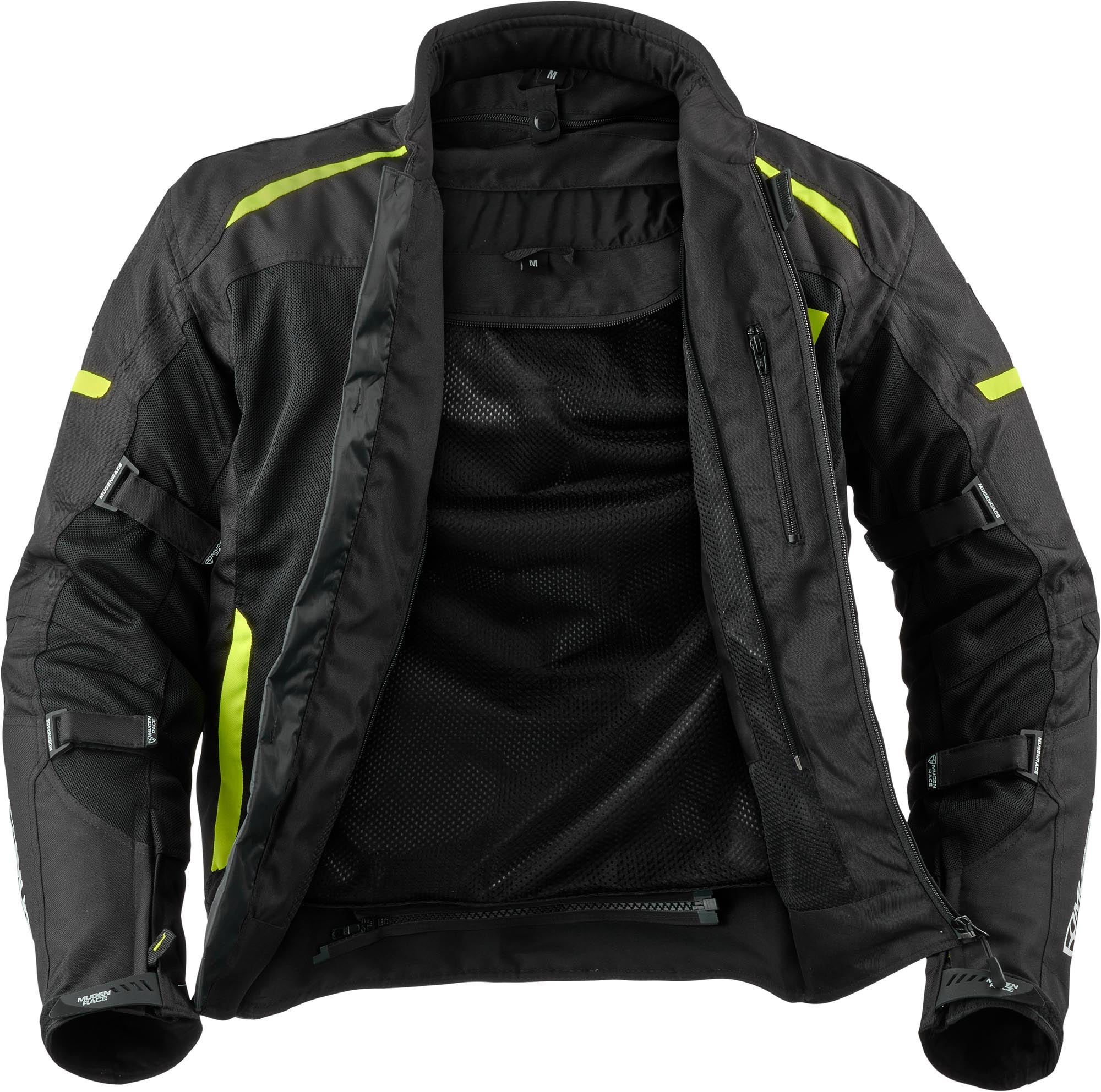 Side view of MUGENRACE Fuggire-A Motorcycle Textile Jacket