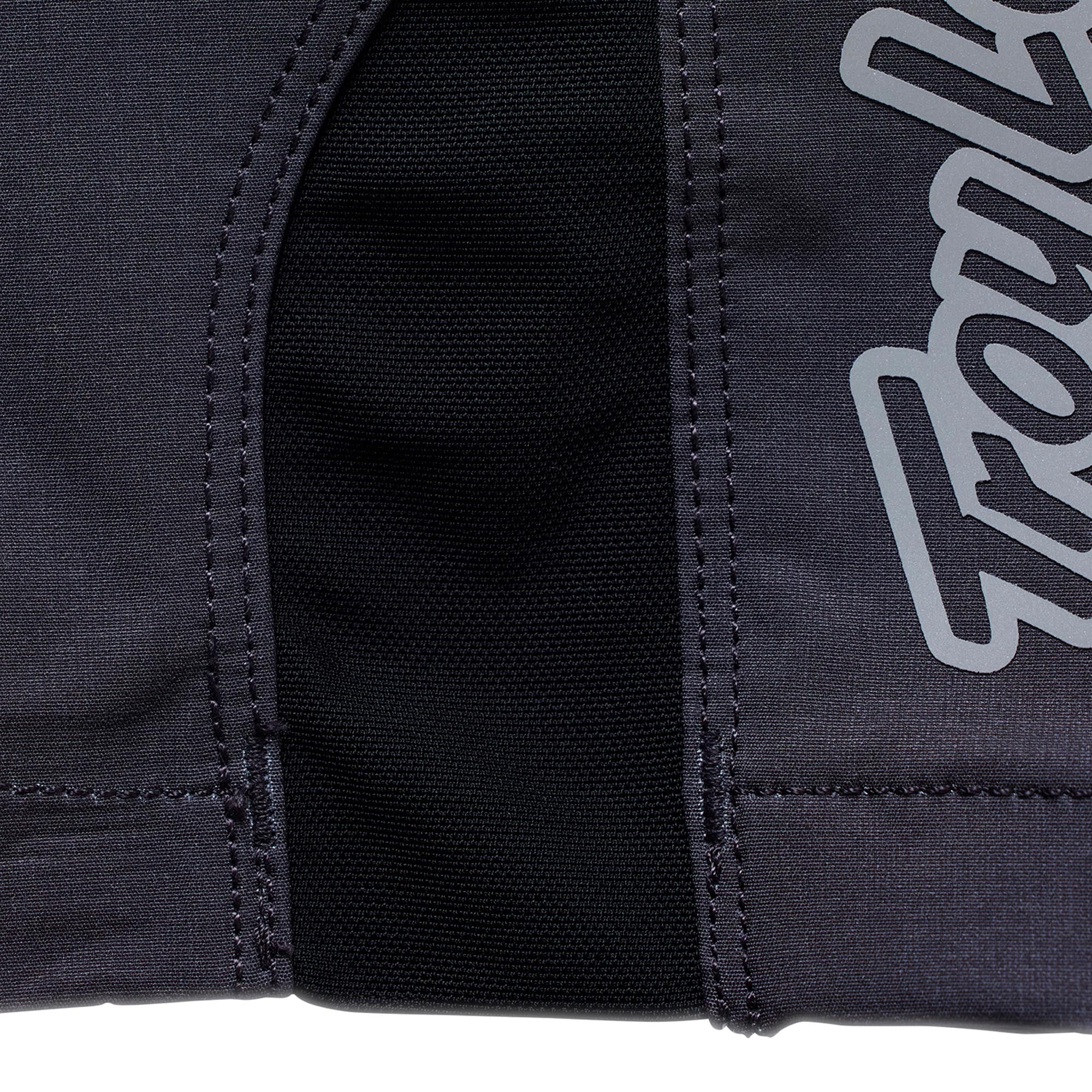 Side view of Troy Lee Designs Lilium Pro Shell Mono Ladies Bicycle Shorts