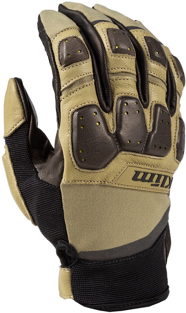 Klim Dakar Pro 2023 Motorcykelhandsker Sort/sand 2XL Figur 1