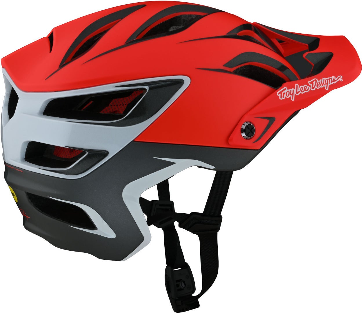 Troy Lee Designs A3 Uno MIPS Casco da bicicletta rosso XL/XXL Figura 4