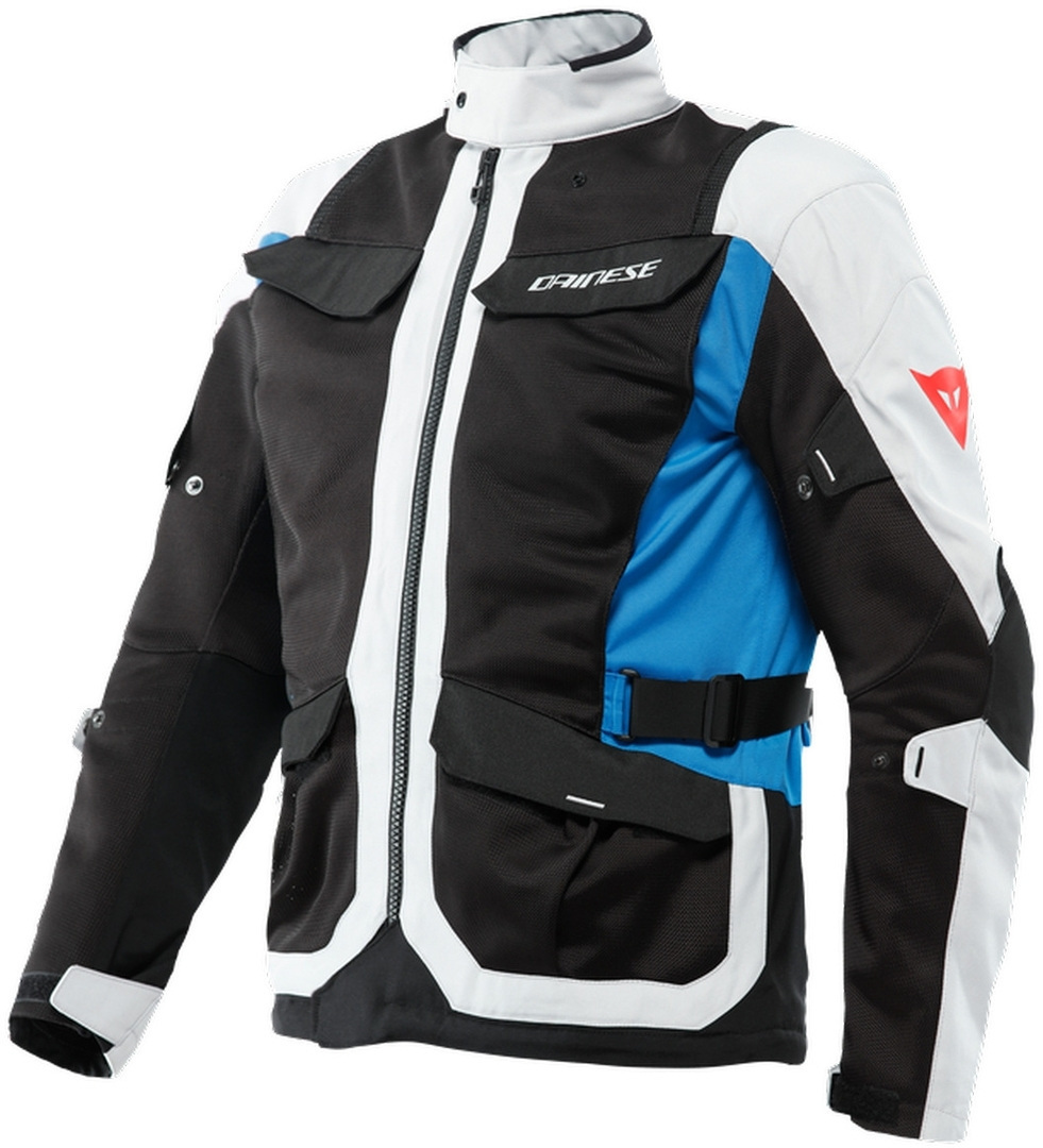Dainese Desert Tex Motorcycle Textile Jacket black/blue 64 Figure 1