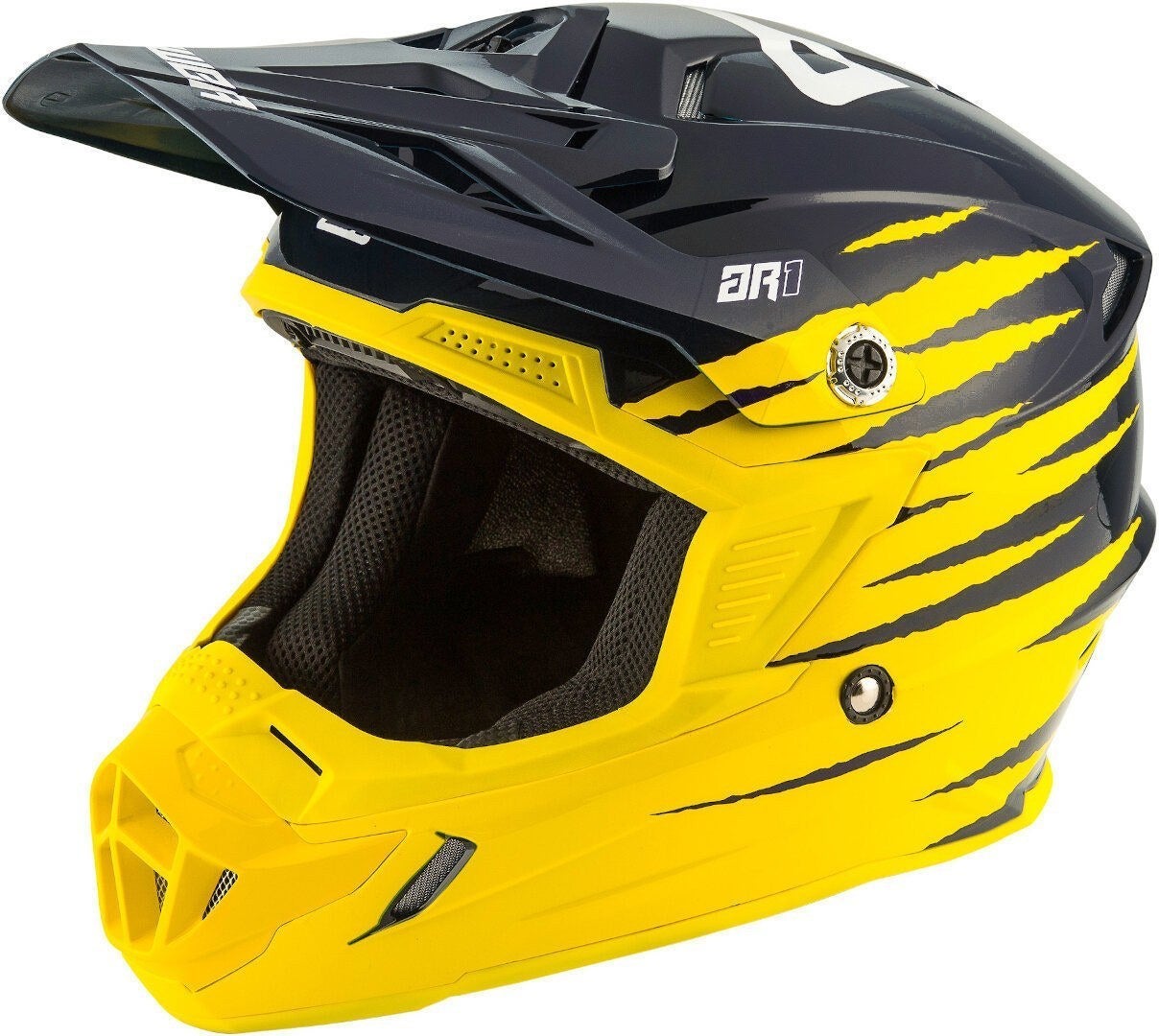 Answer AR-1 Pro Glow Motocross Helm gelb/schwarz L (59/60) Abbildung 1