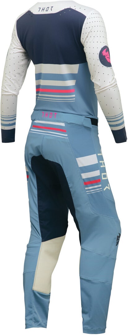 Thor Prime Blaze Dames Motorcross broek blauw/wit 11/12 Figuur 5