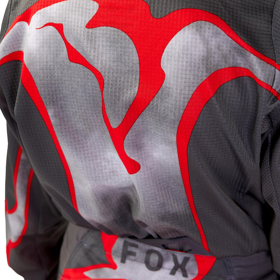 FOX 180 Atlas Jugend Motocross Jersey grau/rot YL Abbildung 5