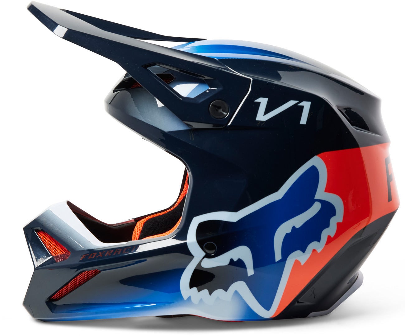 FOX V1 Toxsyk Casco Motocross blu M (57/58) Figura 6