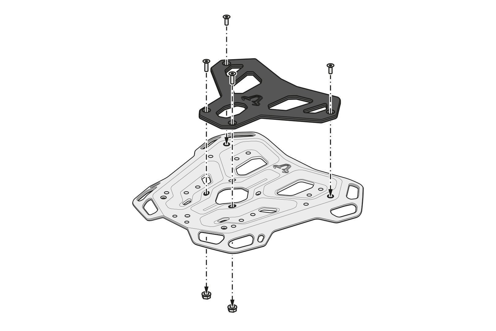 SW-Motech URBAN ABS topcase system - Sort. Moto Morini X-Kap 650 (21-). Figur 4
