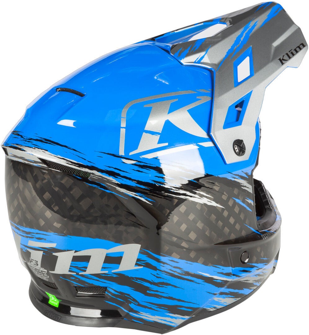 Klim F3 Carbon Pro Thrashed Capacete Snowmobile XL (60/61) Figura 8