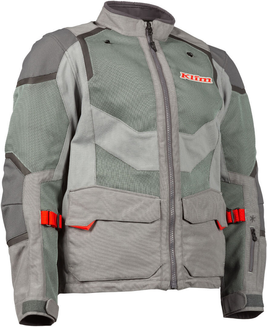 Klim Baja S4 Motorrad Textiljacke hellgrau/rot XL Abbildung 3