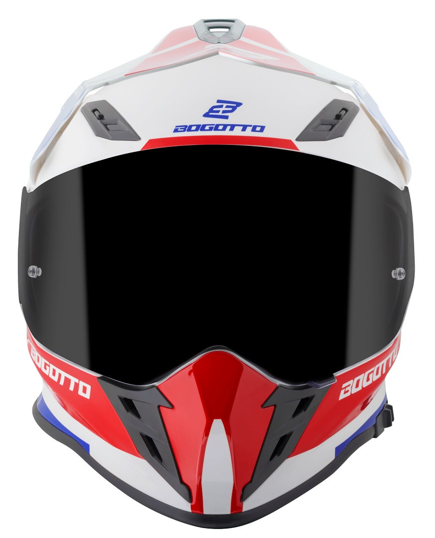 Bogotto V331 Pro Tour Casco Enduro rosso/blu M Figura 7