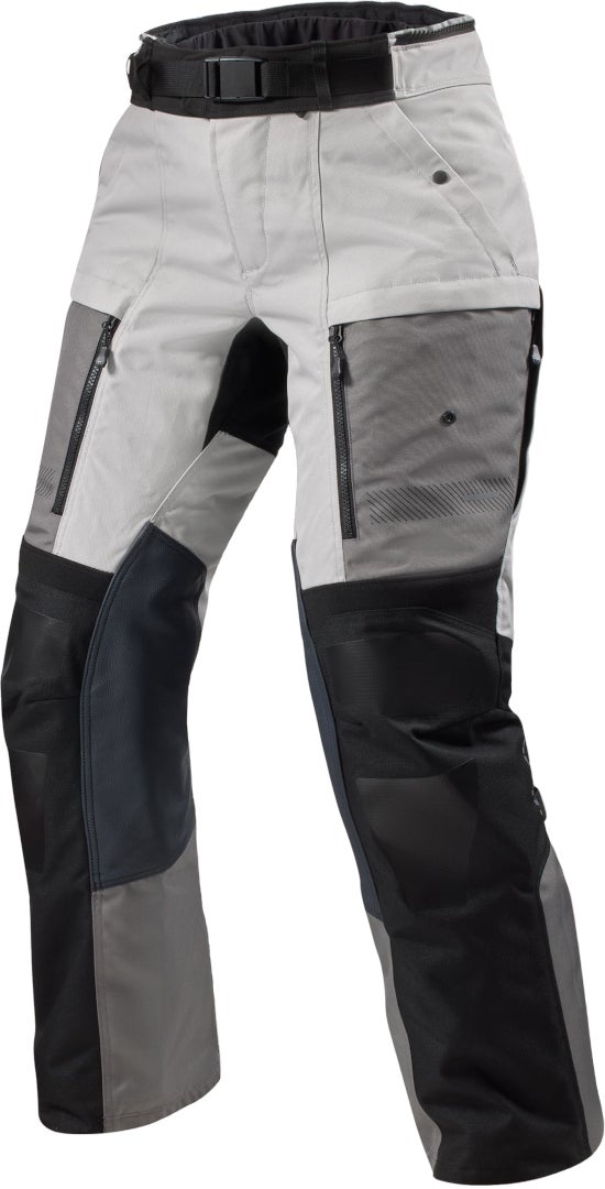 Revit Sand 5 H2O waterproof Ladies Motorcycle Textile Pants silver/black Short 44 Figure 1