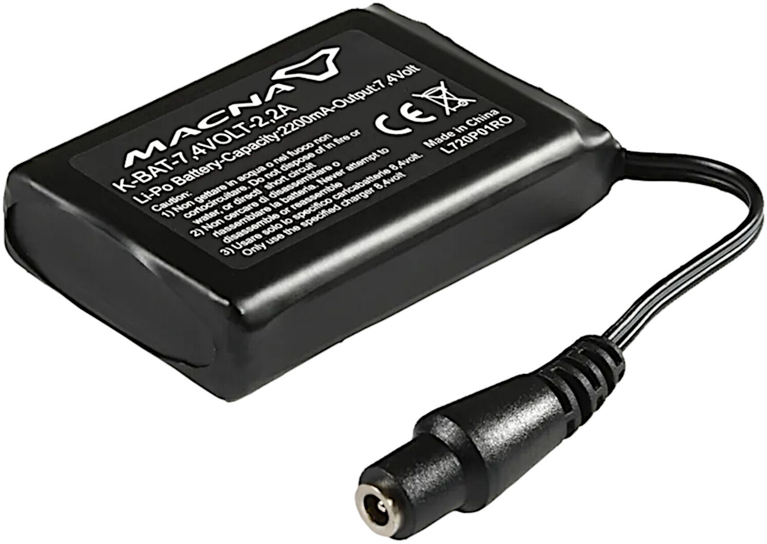 Macna 7,4V/2,2A Baterie pentru mănușă/șosetă Figura 1