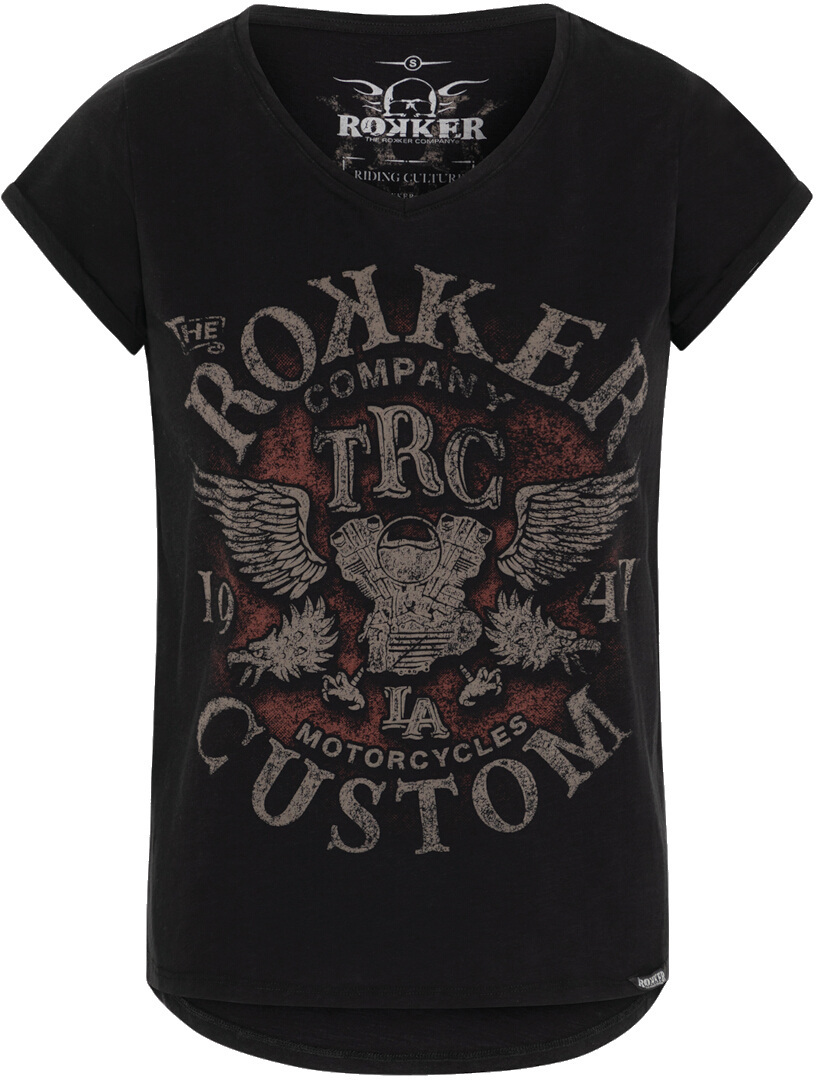 Rokker Custom Ladies T-Shirt black M Figure 1