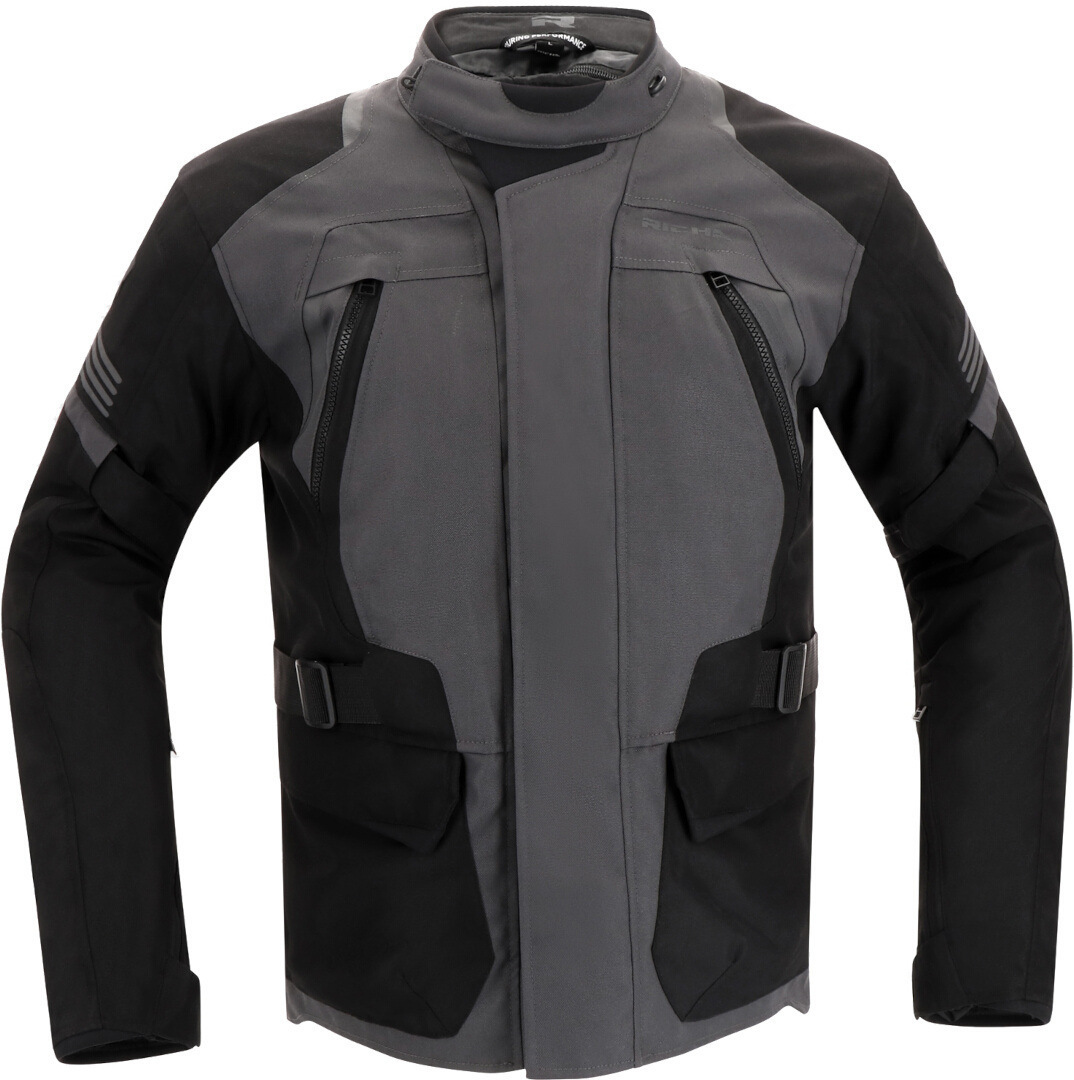Richa Phantom 3 waterproof Motorcycle Textile Jacket grey/black XXL Figure 2