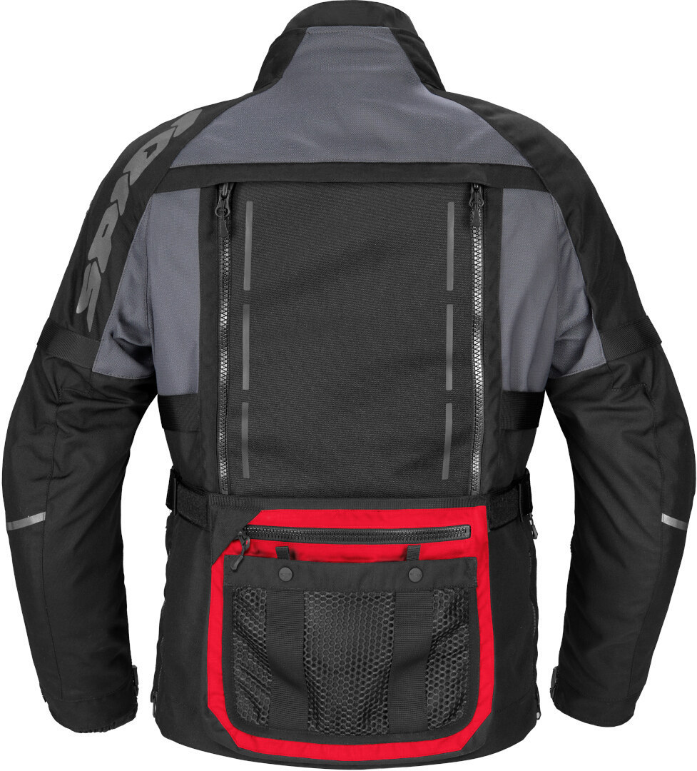 Spidi Hard Track 3 H2Out waterproof Motorcycle Textile Jacket red L Figure 3