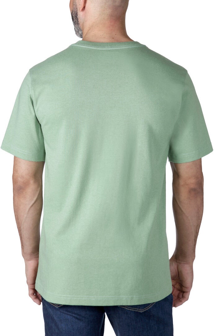 Carhartt Relaxed Fit Heavyweight K87 Pocket Triko Světle zelená L Obrázek 3