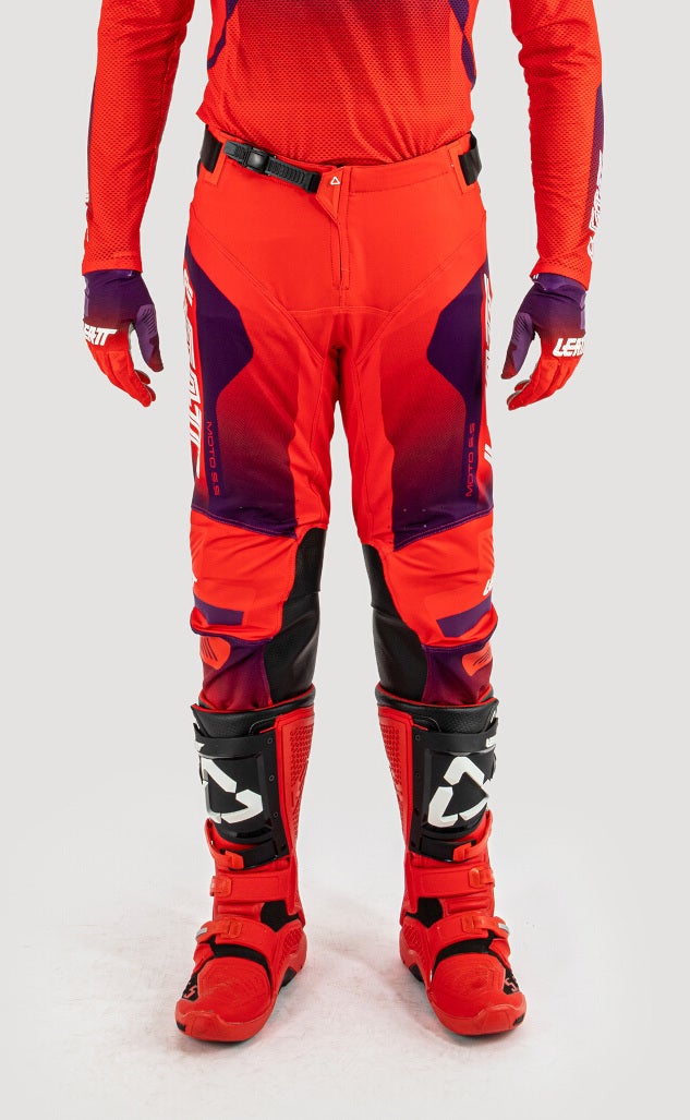Leatt 5.5 I.K.S 2025 Pantaloni da motocross rosso/viola M Figura 3