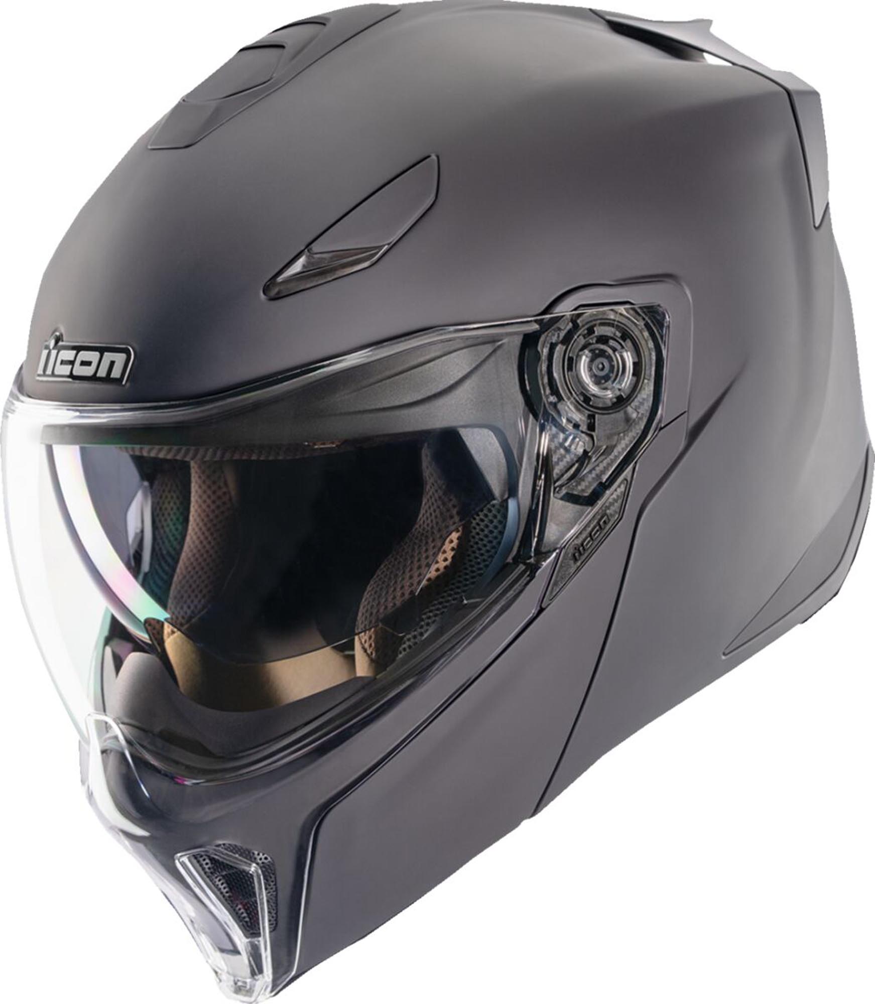 Icon Threshold Steady State Klapphelm schwarz 2XL Abbildung 1