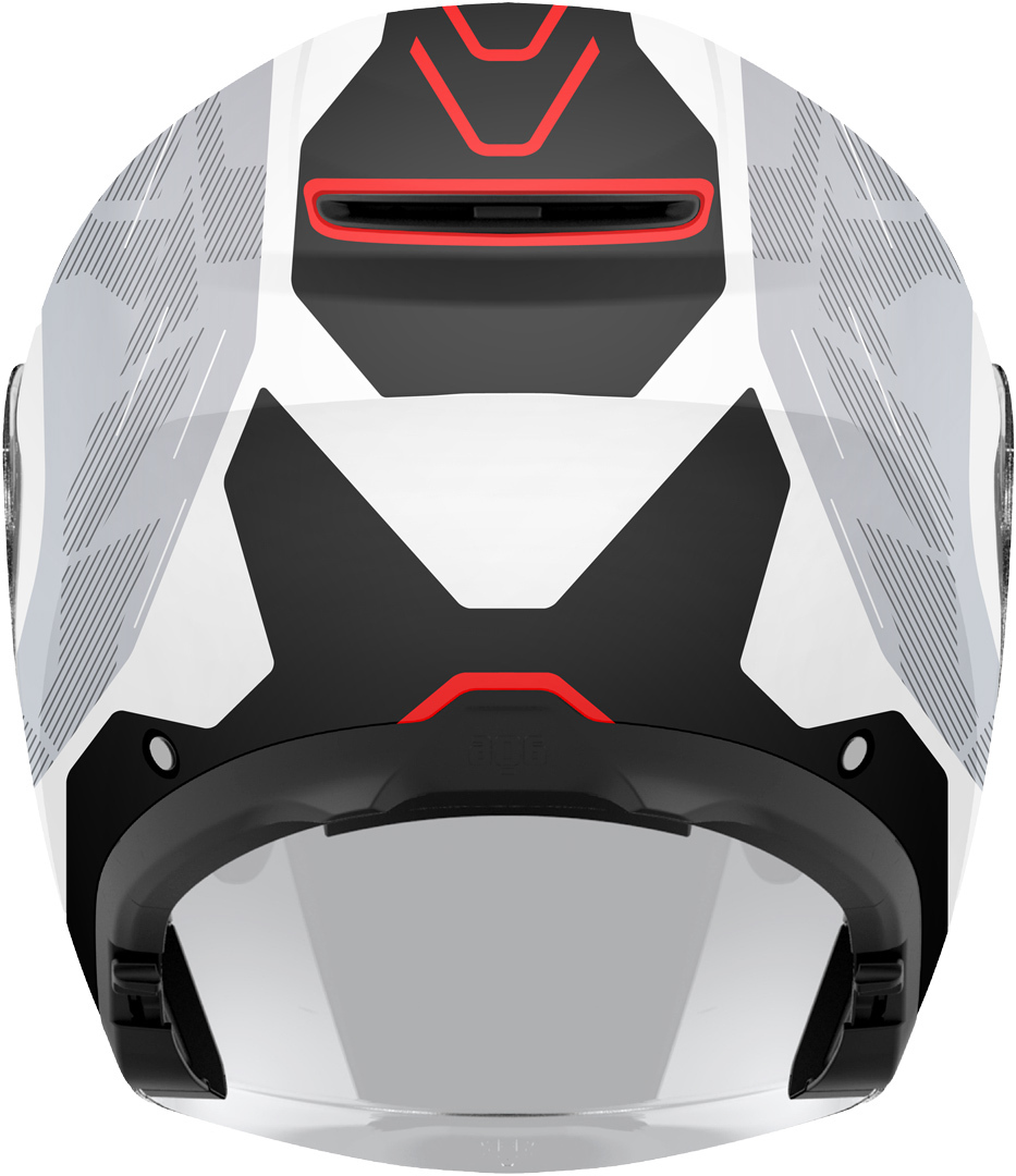 AGV Irides Trieste Cască cu reacție Negru/Roșu/Alb XS (53/54) Figura 4