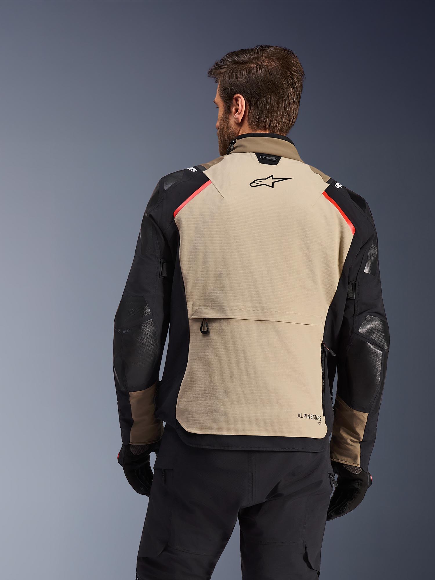 Alpinestars Andes Pro Drystar XF waterproof Motorcycle Textile Jacket brown/black/grey L Figure 6