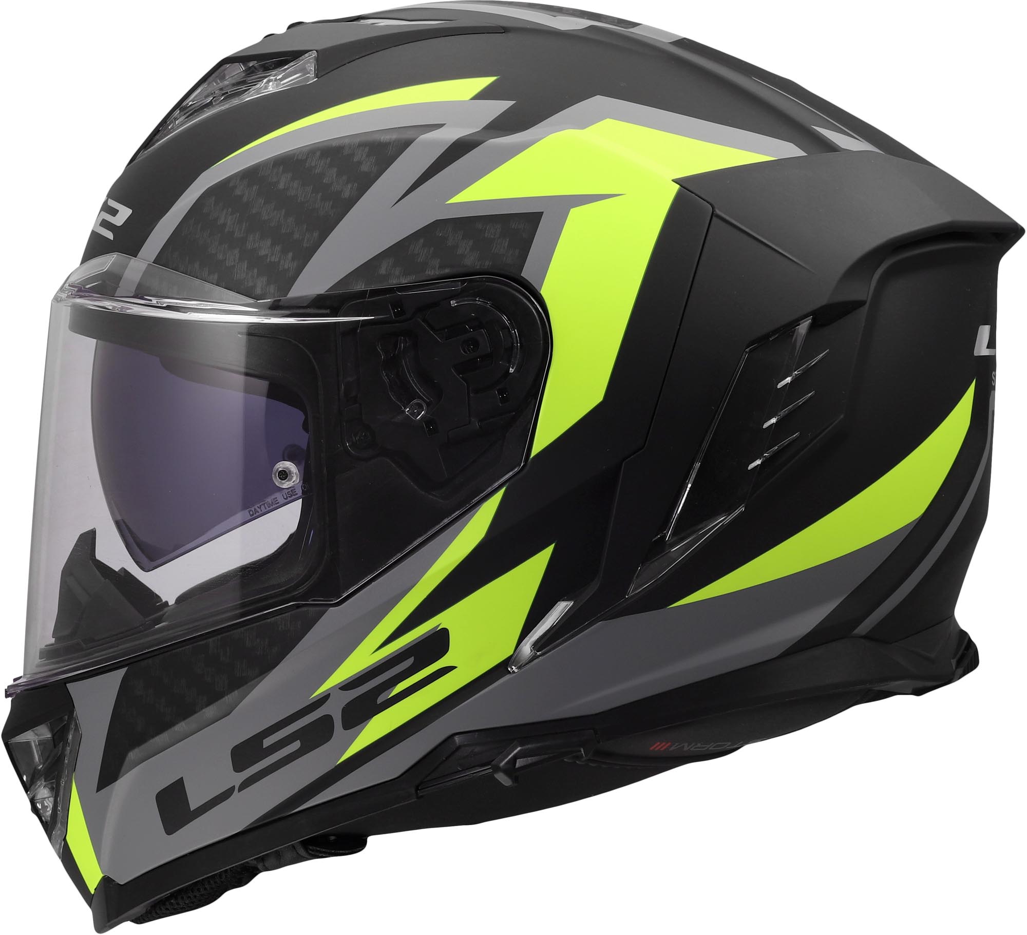 LS2 FF818 Storm III Dynamo Helm schwarz/gelb S (55/56) Abbildung 2