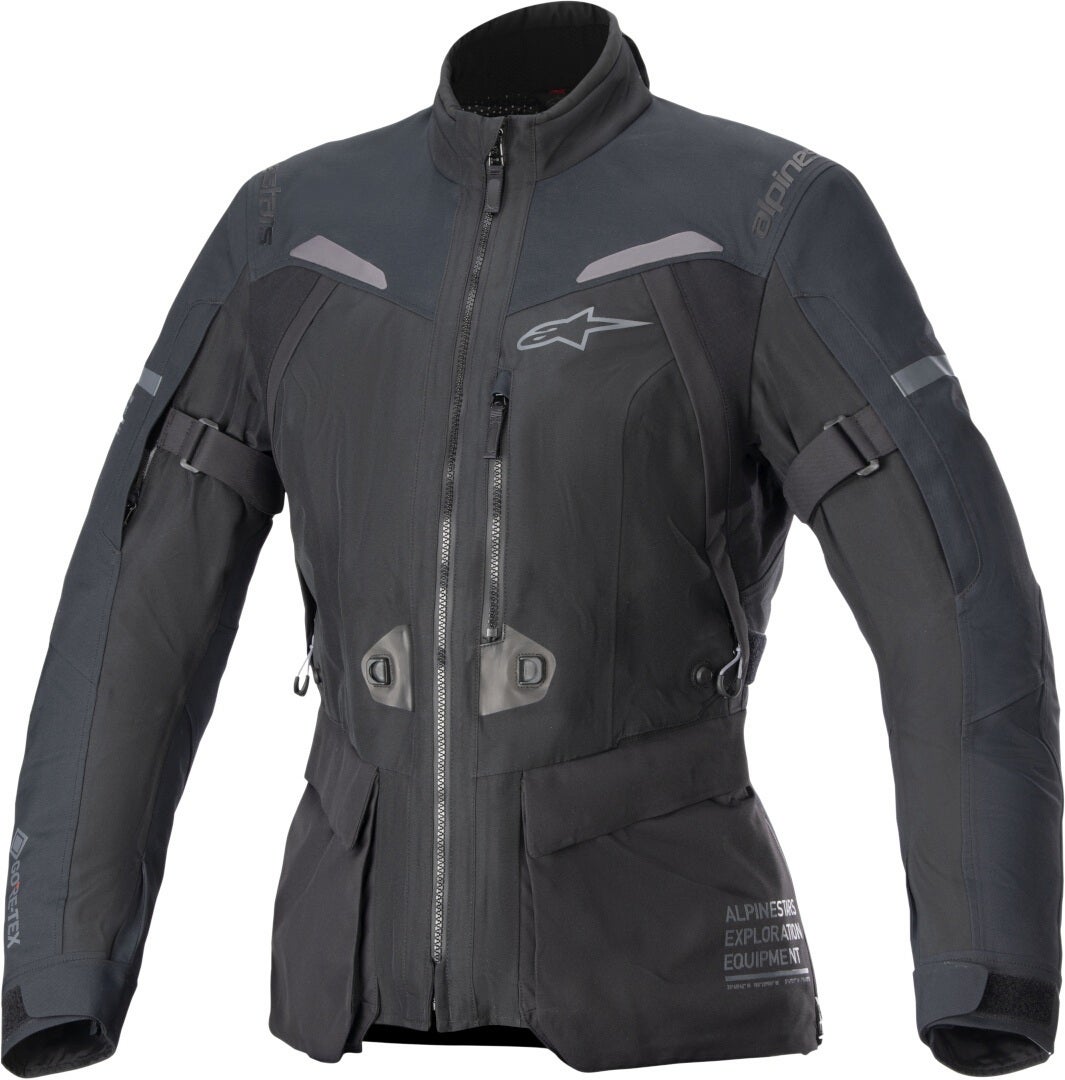 Alpinestars Stella ST-7 2L GTX jaqueta têxtil de motocicleta feminina à prova d'água preto/cinza escuro M Figura 1