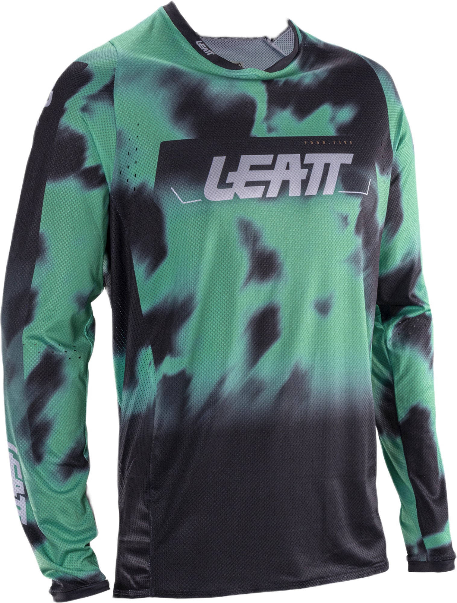 Leatt Moto 4.5 Lite V26 Motocross trøje Sort/turkis L Figur 1