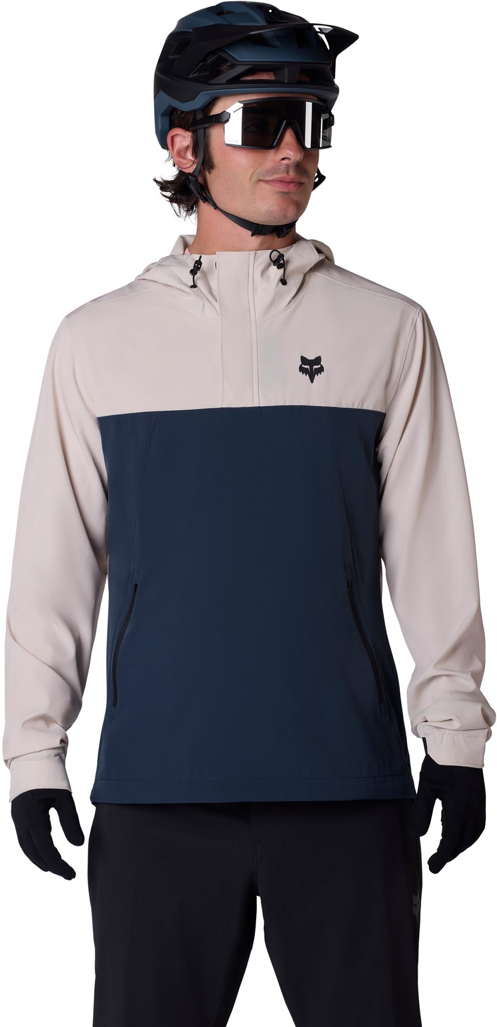 FOX Ranger Wind Bicycle Windbreaker white/blue M Figure 3