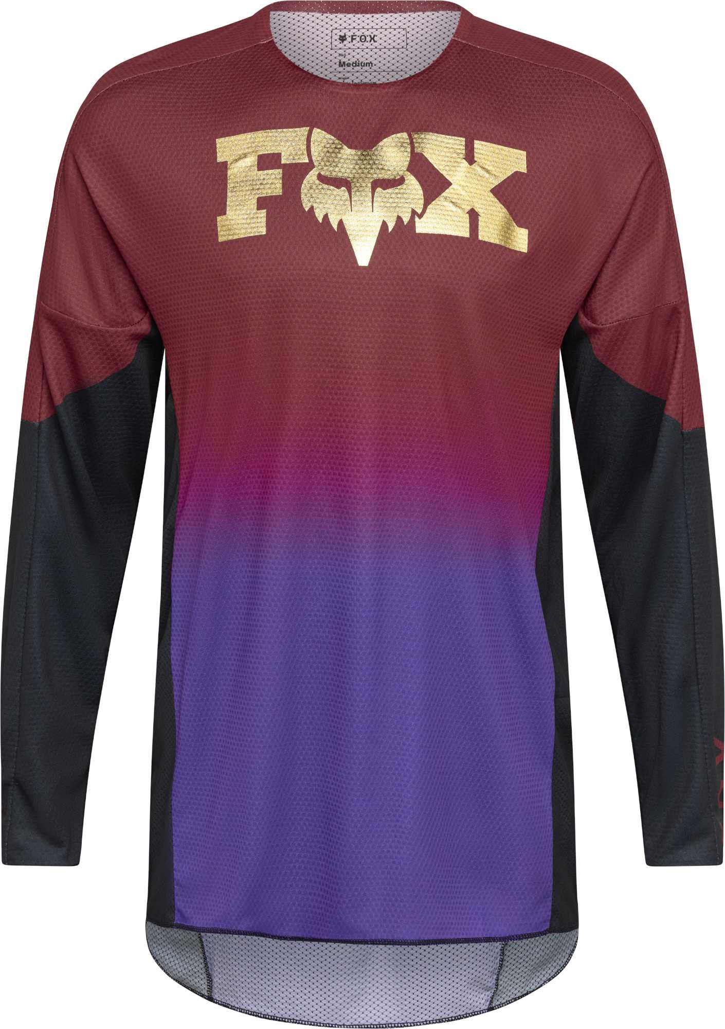 FOX 360 Drip Motocross-paita Tummanpunainen/musta XL Kuva 1