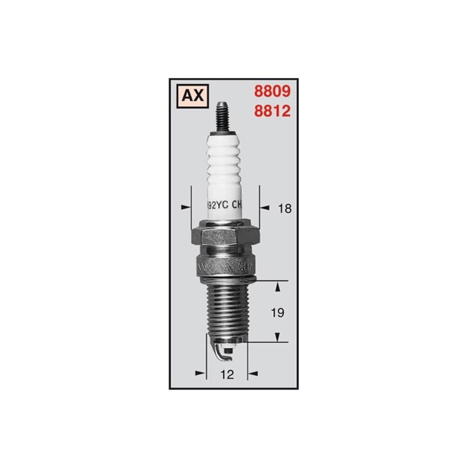 CHAMPION Zündkerze POWERSPORT 8809/CCH88091 Figura 2