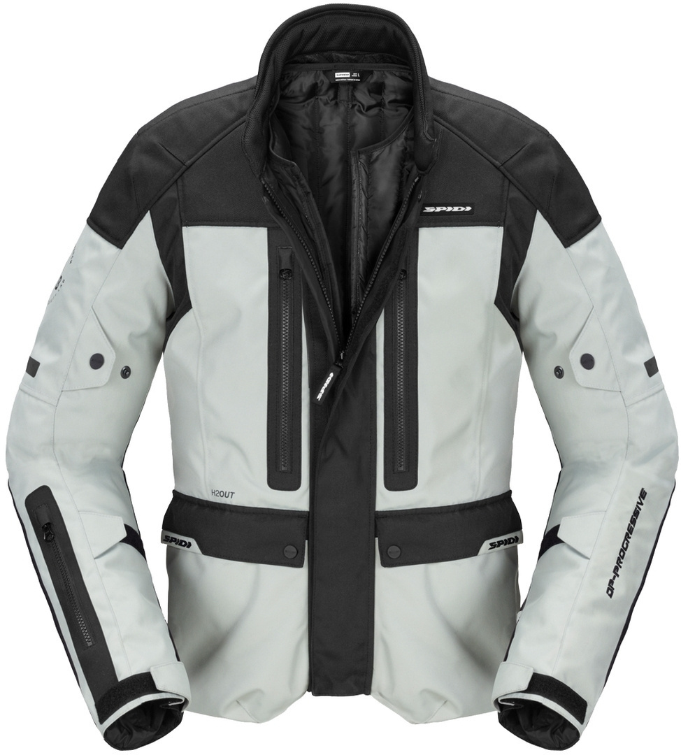 Spidi Traveller 3 H2Out Motorcycle Textile Jacket grey/black L Figure 1