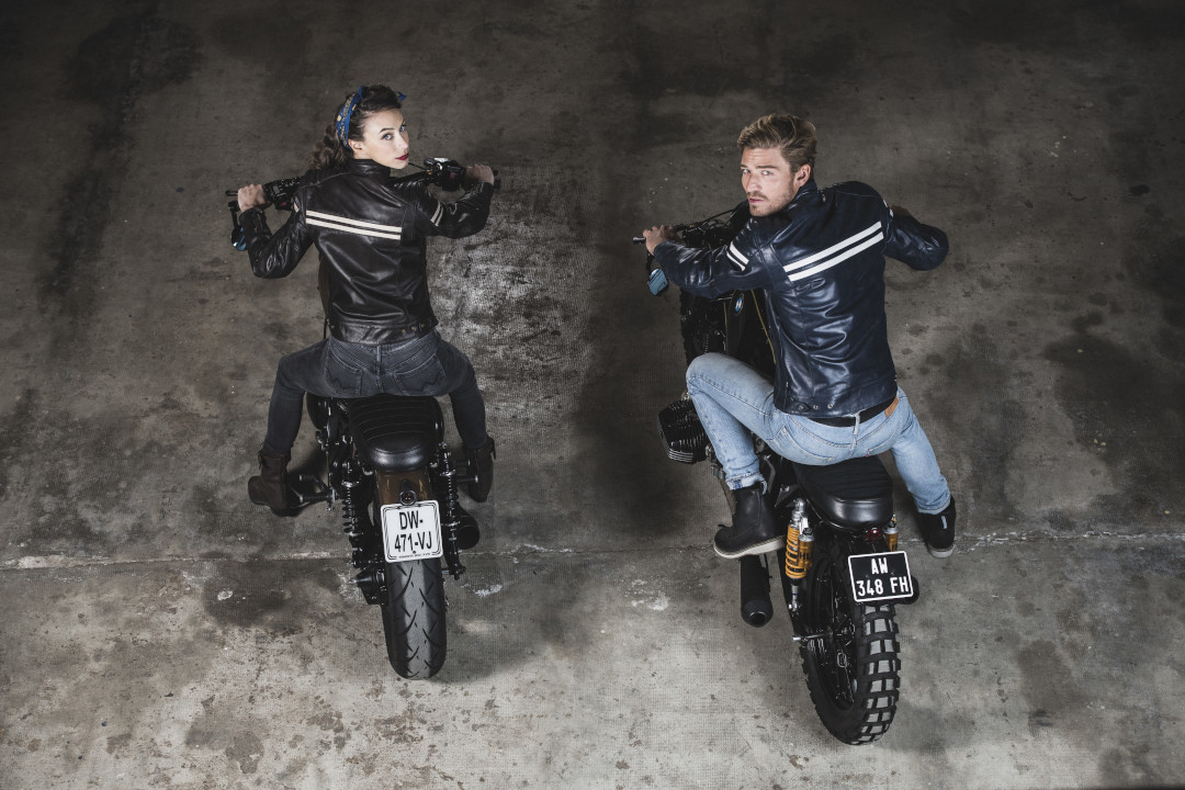 Segura Funky Jachetă de piele de motocicletă Albastru bleumarin S Figura 7