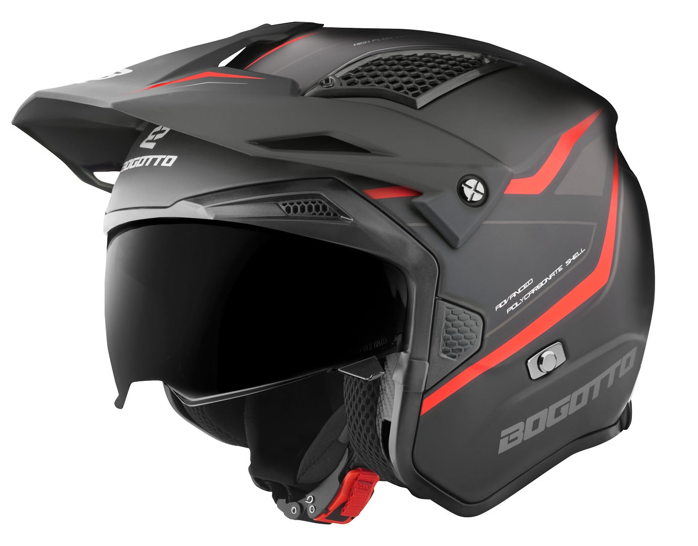 Bogotto Radic WN-ST Casco rosso/nero 2XL Figura 3