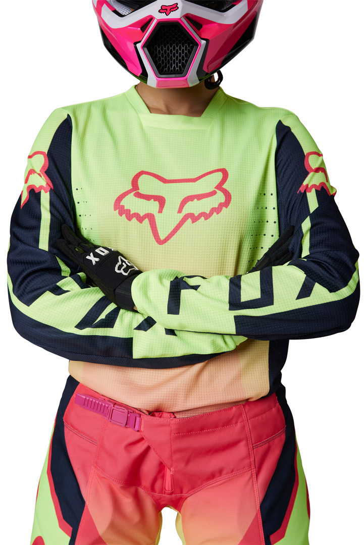 FOX 180 Leed Tricou feminin de motocross roz XS Figura 6
