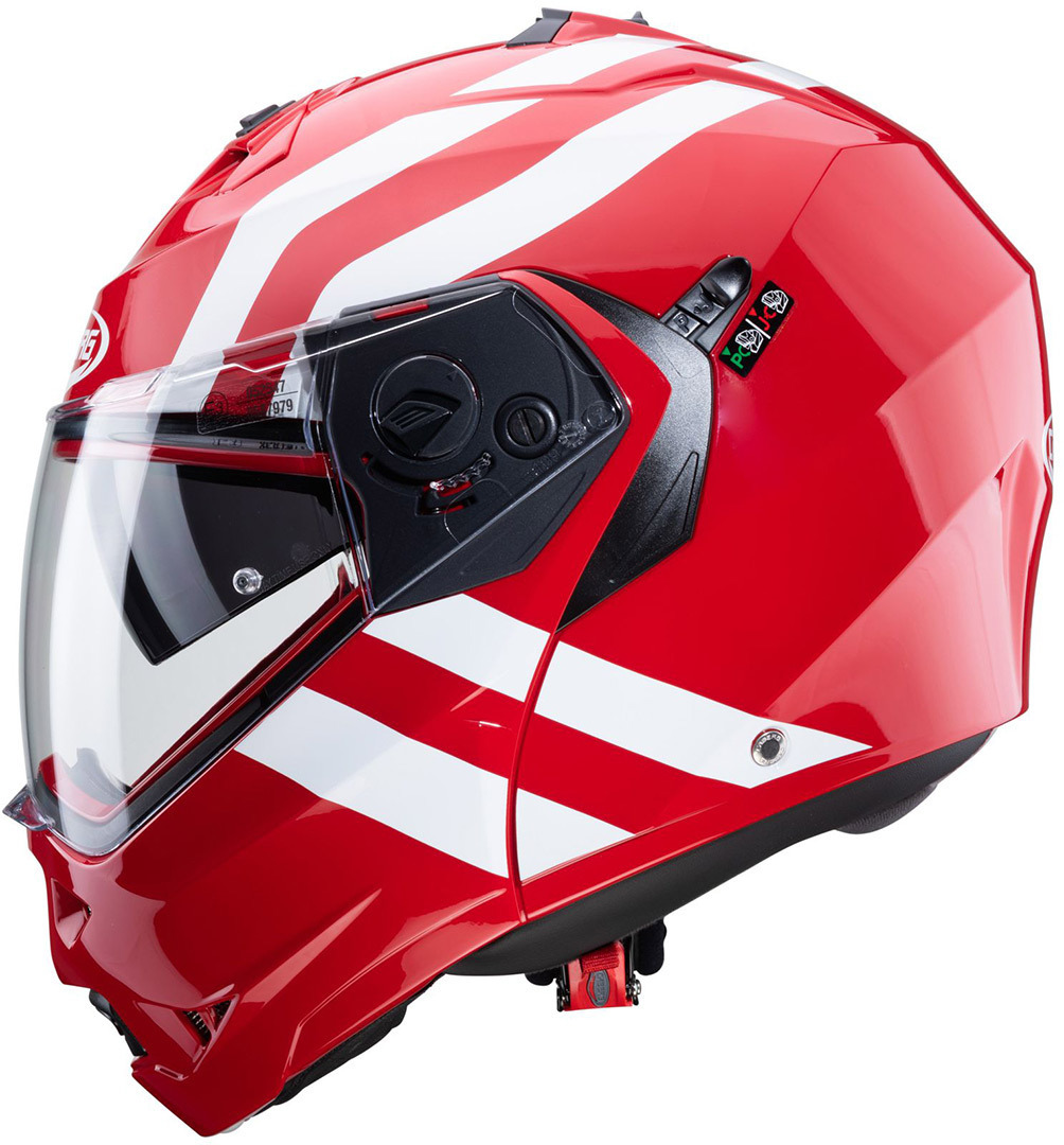 Caberg Duke II Superlegend Helm rood/wit M (57/58) Figuur 2