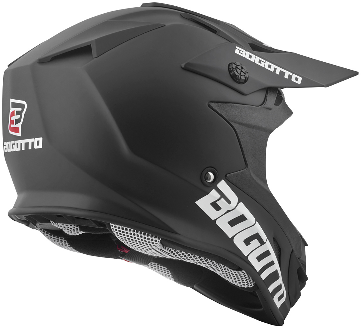 Bogotto V328 Cască de motocross din fibră de sticlă negru XL Figura 6