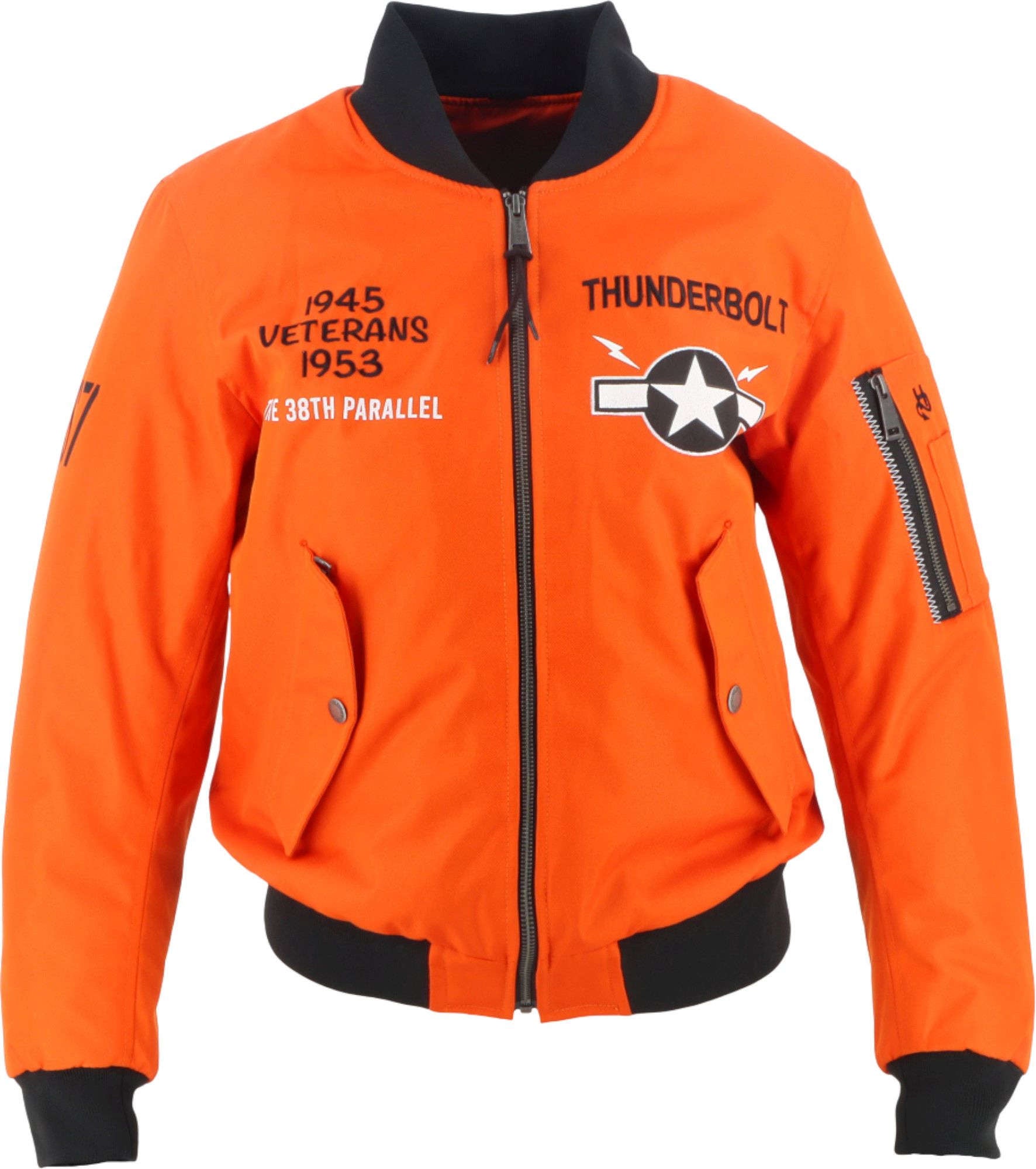 Helstons Tigresse Giacca tessile moto da donna Arancione/Nero M Figura 1