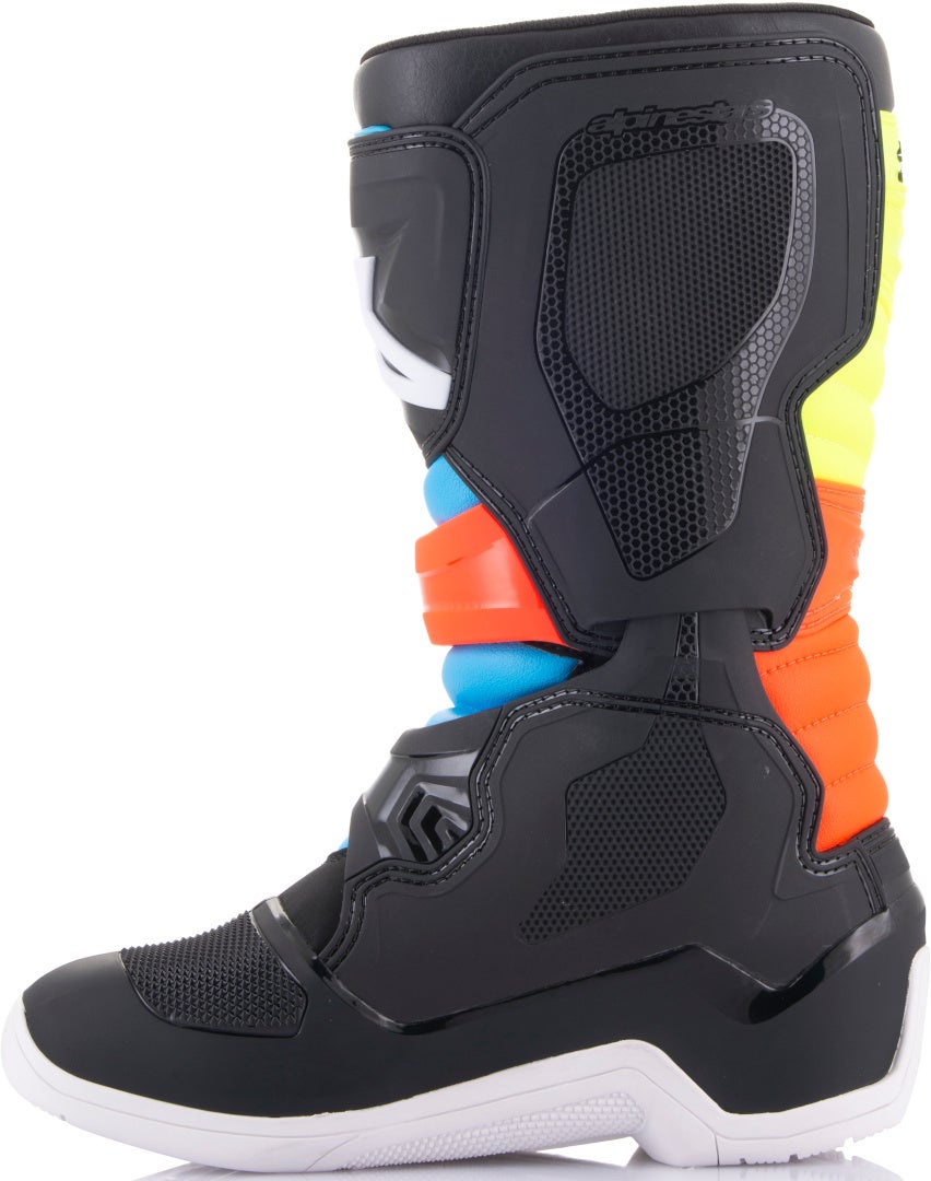 Alpinestars Tech 3S Giovani Motocross Stivali nero/giallo/rosso 37 Figura 6