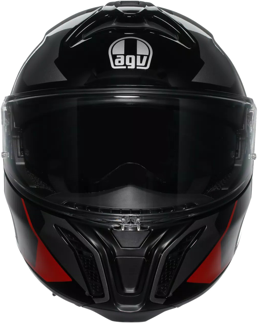 AGV Tourmodular Perception Capacete preto/vermelho L (59/60) Figura 8
