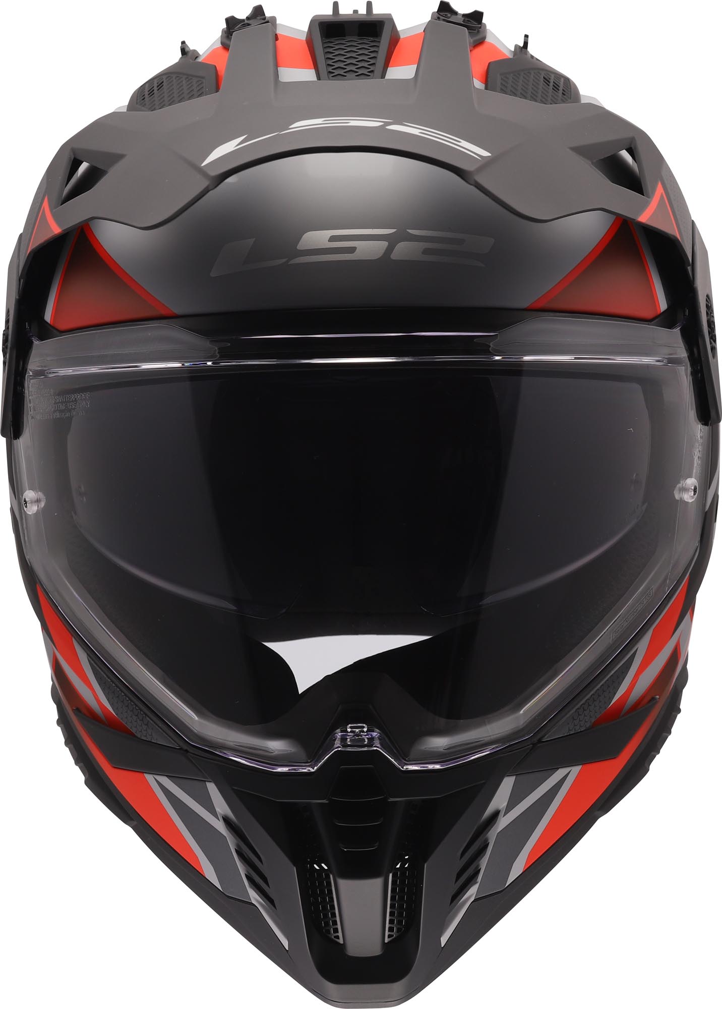 Side view of LS2 MX702 Pioneer II Block Enduro Helmet